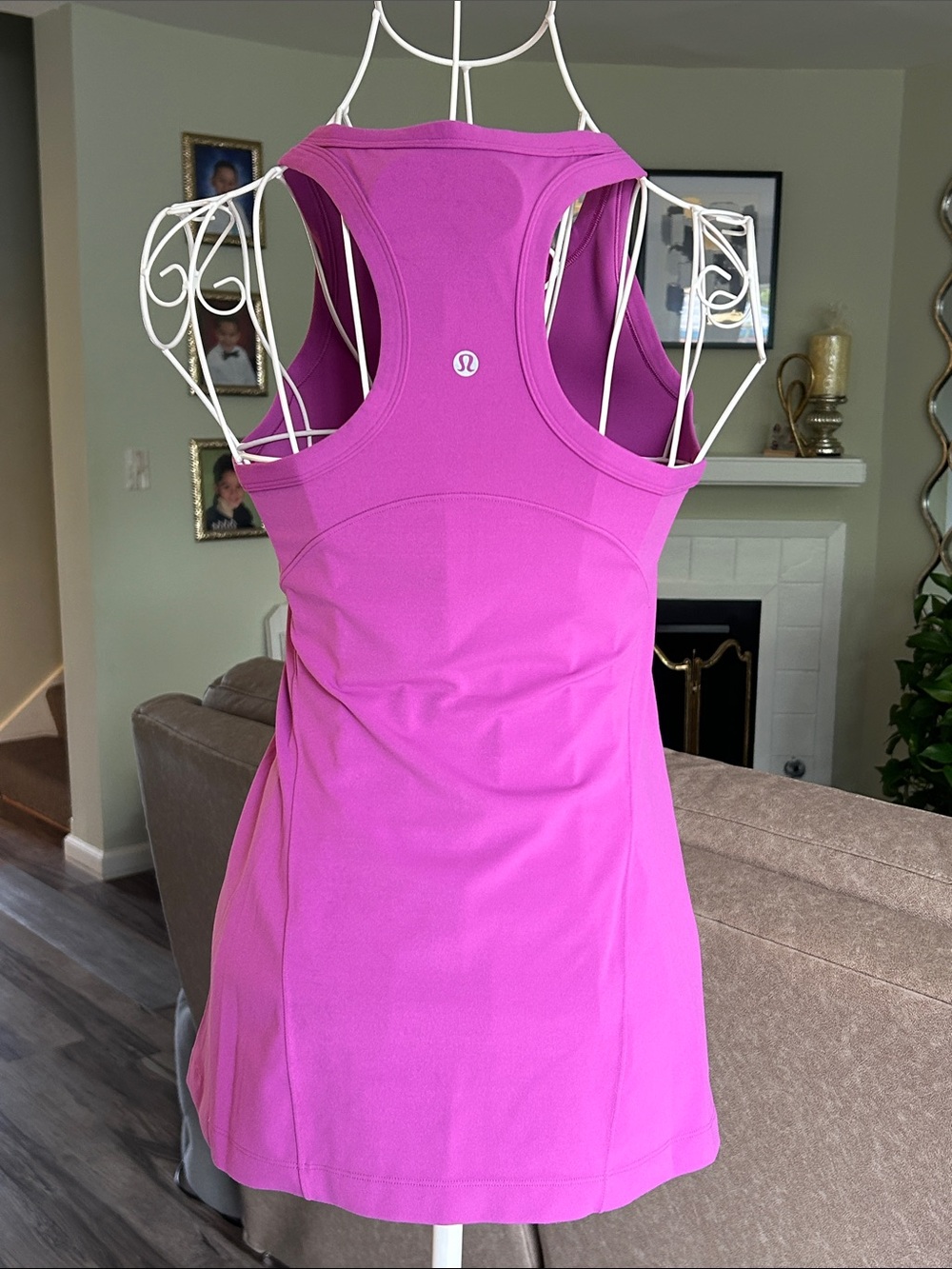 lululemon athletica Fitted Tank Top in Bright Magenta